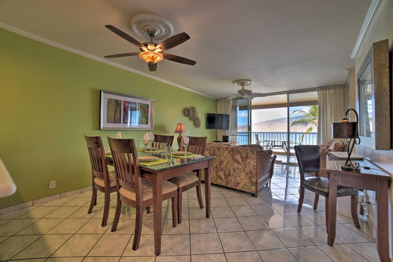 Beachfront Kihei Sanctuary With Lanai And Ocean Views! Bagian luar foto