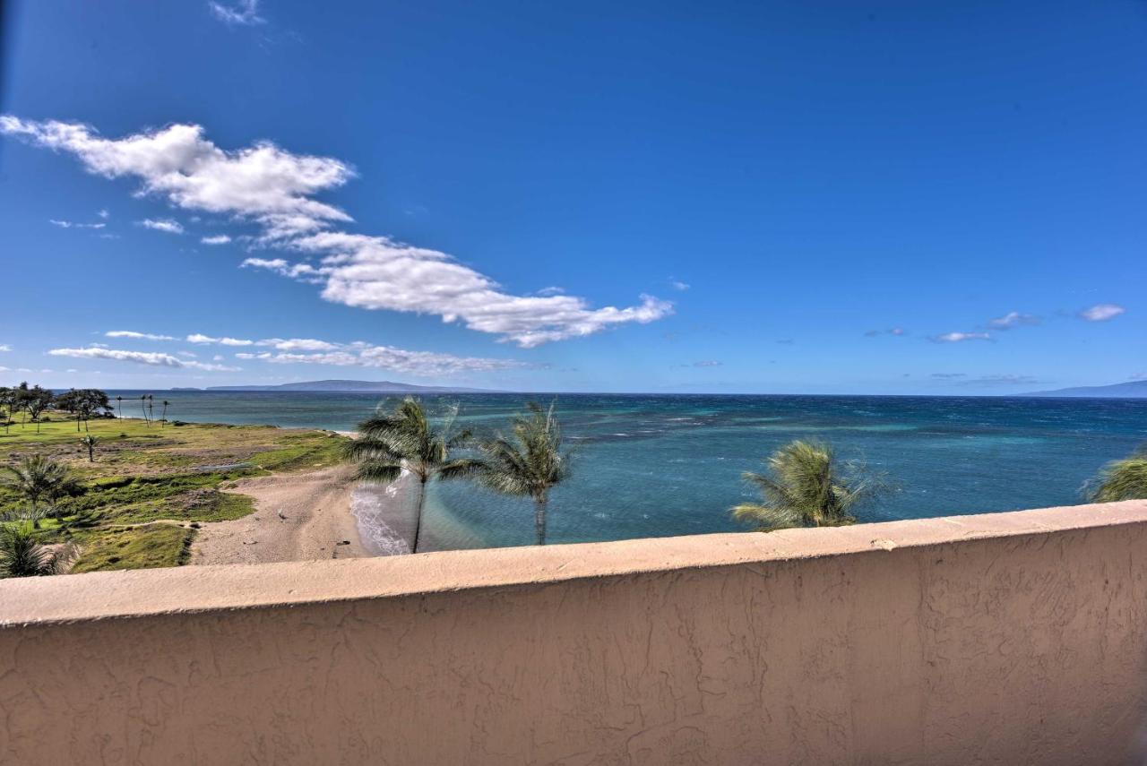 Beachfront Kihei Sanctuary With Lanai And Ocean Views! Bagian luar foto