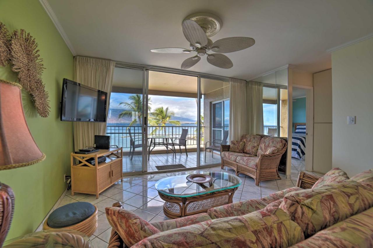 Beachfront Kihei Sanctuary With Lanai And Ocean Views! Bagian luar foto