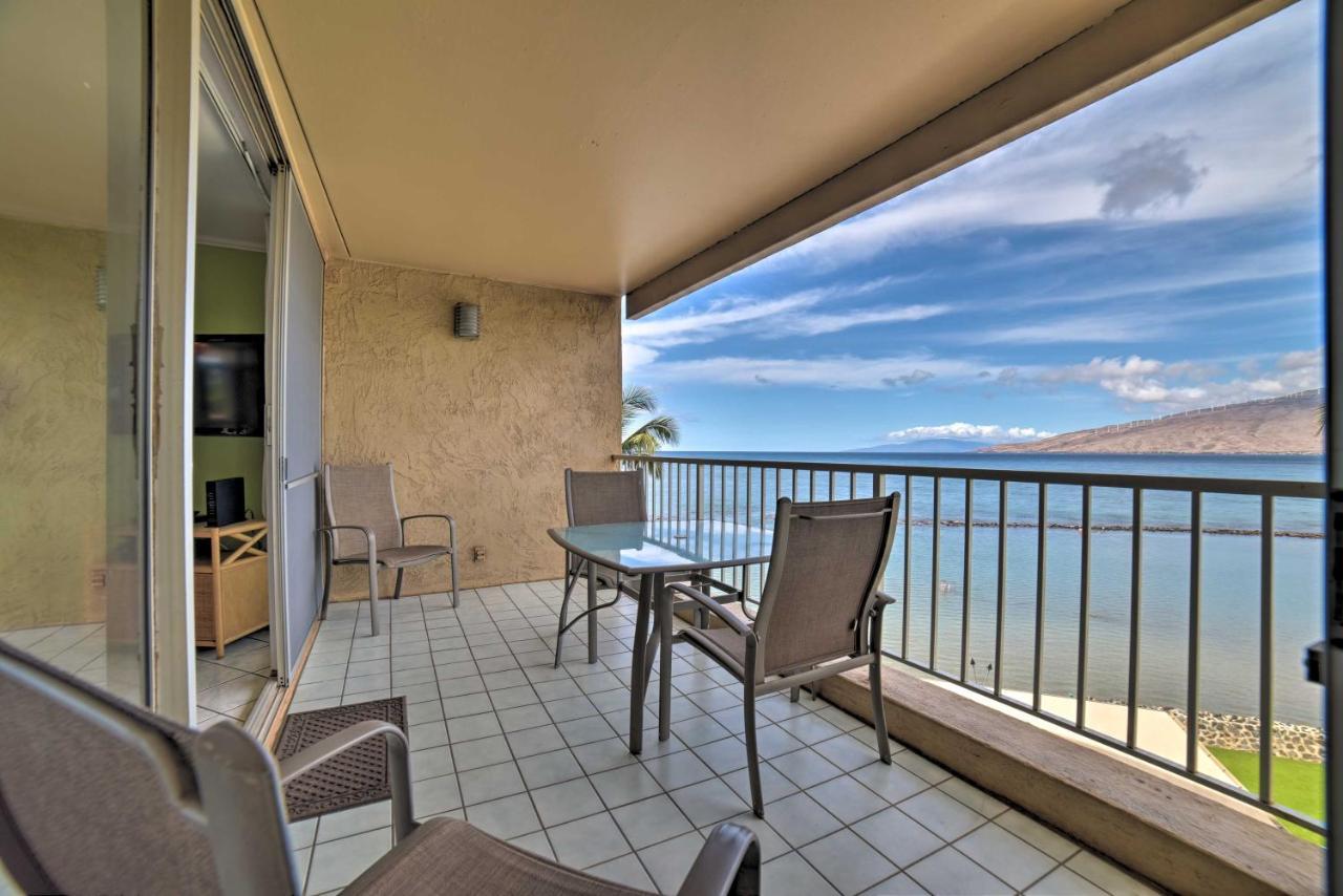 Beachfront Kihei Sanctuary With Lanai And Ocean Views! Bagian luar foto