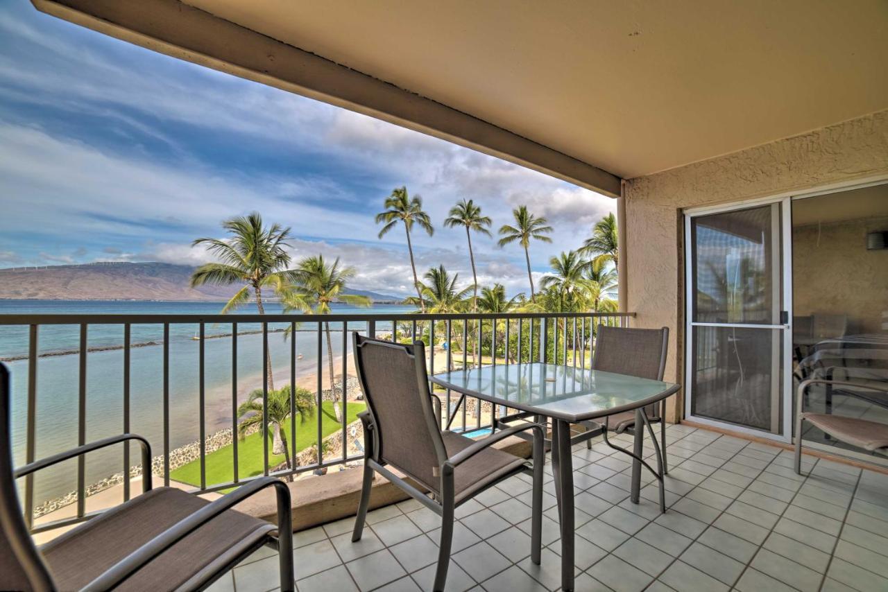 Beachfront Kihei Sanctuary With Lanai And Ocean Views! Bagian luar foto